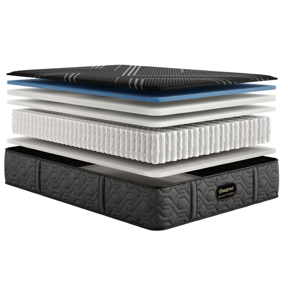 Beautyrest Black Hybrid Series One Hybrid Firm Queen Mattress