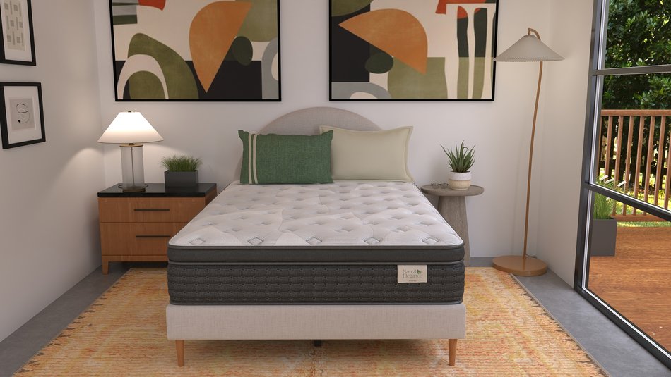 Natural Elegance by Niropedic Bretton Plush Euro Top Queen Mattress