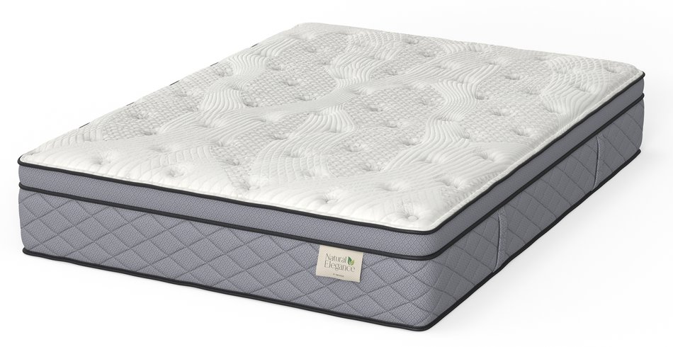 Natural Elegance by Niropedic Caldwell Luxury Firm Euro Top Queen Mattress