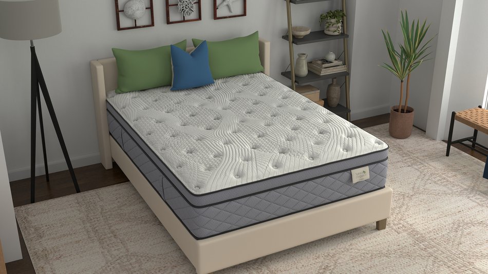 Natural Elegance by Niropedic Caldwell Luxury Firm Euro Top Queen Mattress