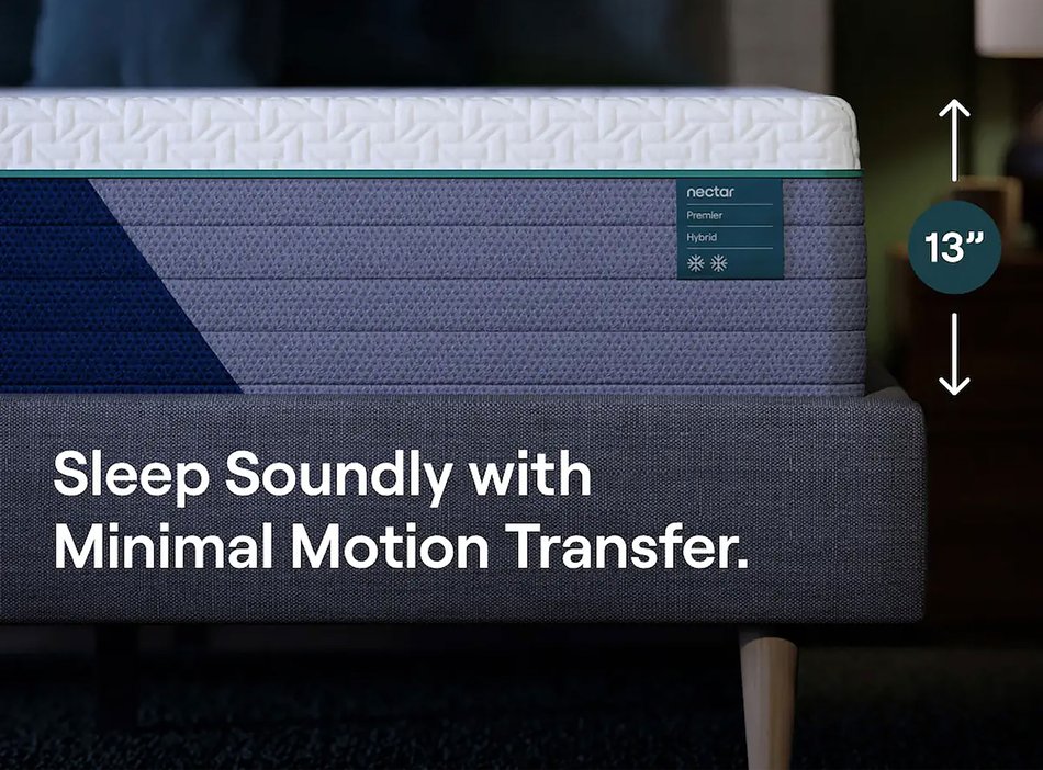 Nectar Hybrid Premier Quilted Medium Twin Xl Mattress
