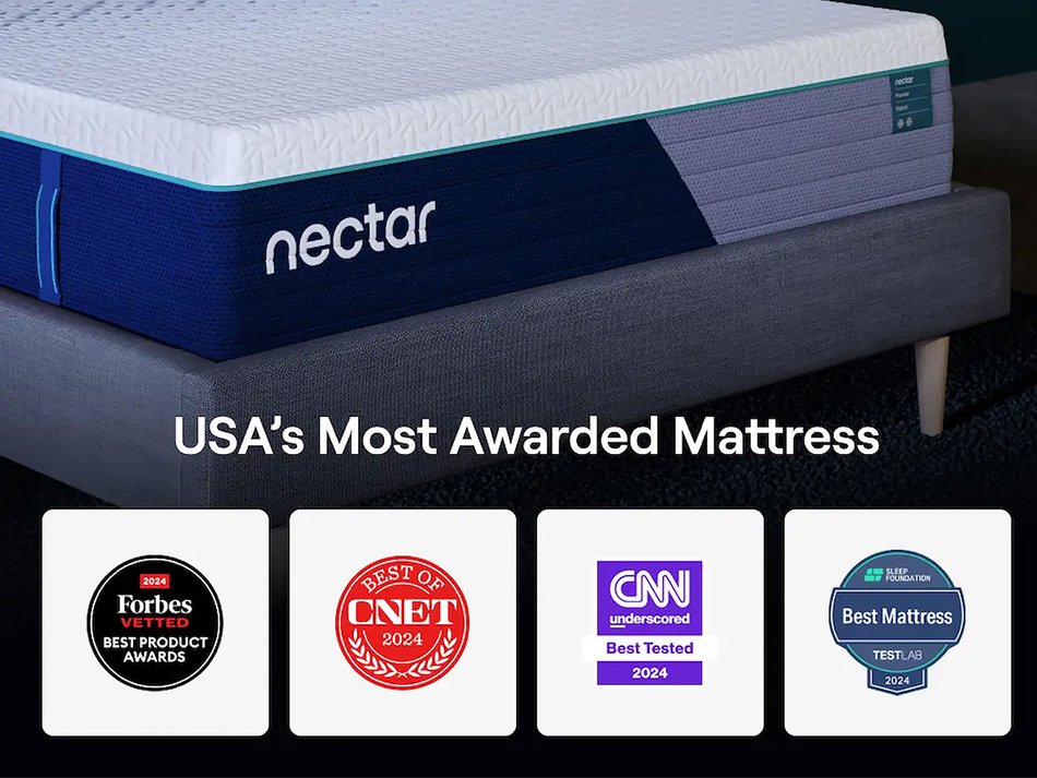 Nectar Hybrid Premier Quilted Medium Twin Xl Mattress