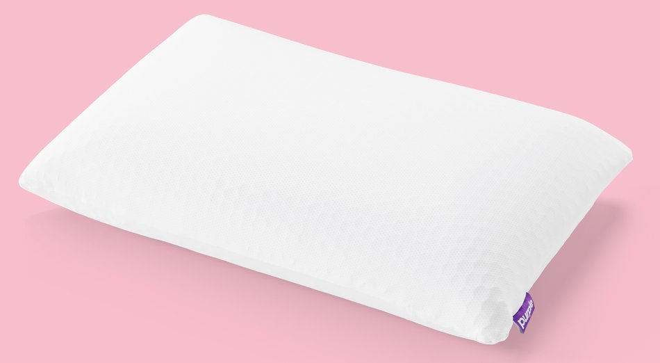 Purple Harmony Low Profile Standard Size Pillow