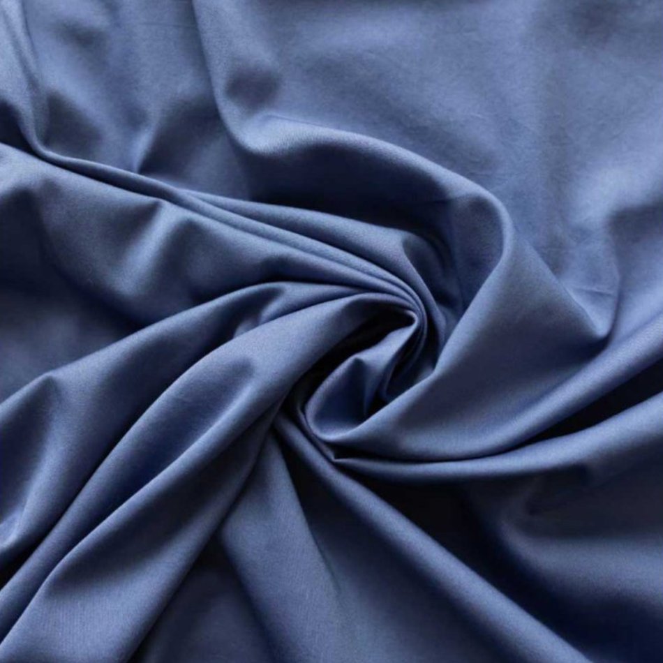 DreamFit 100% Pima Cotton Twin Xl Blue Sheet Set