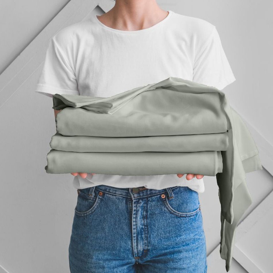 DreamFit StaDry Twin XL Txl Sage Sheet Set