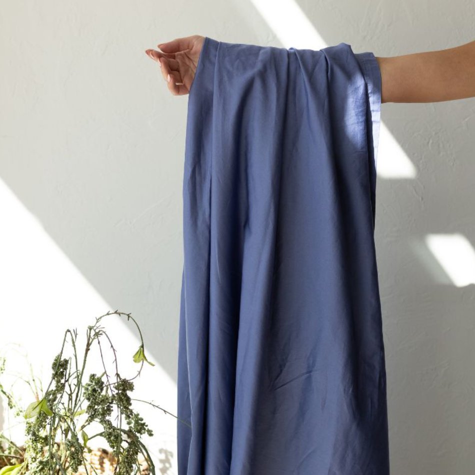 DreamFit Enhanced Bamboo Twin Blue Sheet Set
