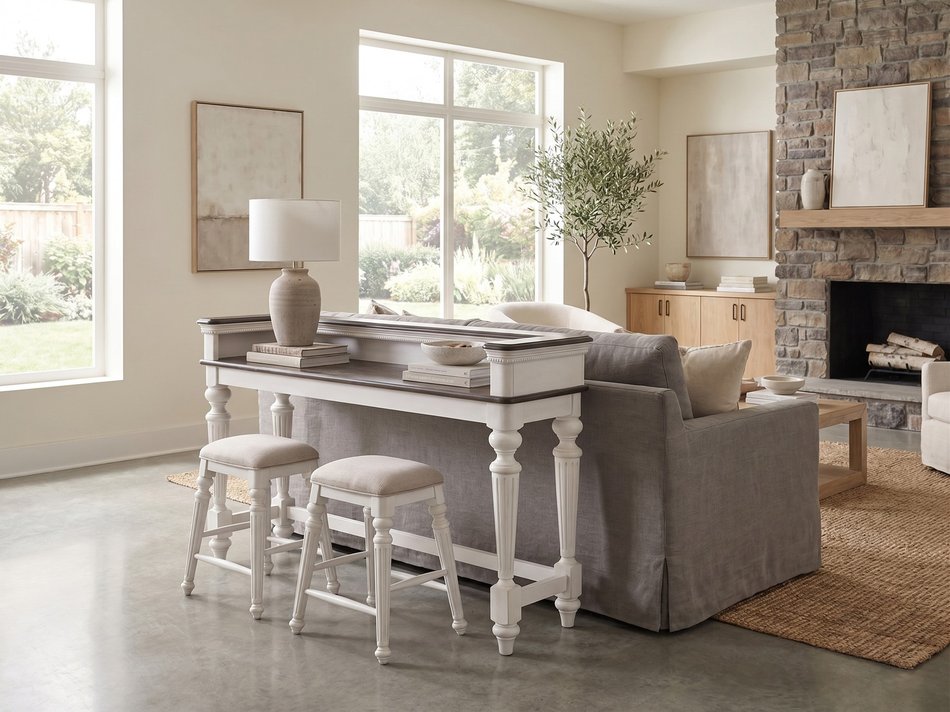 Washington Bar With 2 Stools