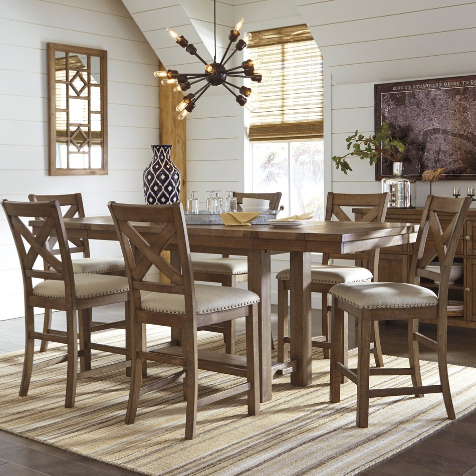 Moriville 7 Piece Pub Set