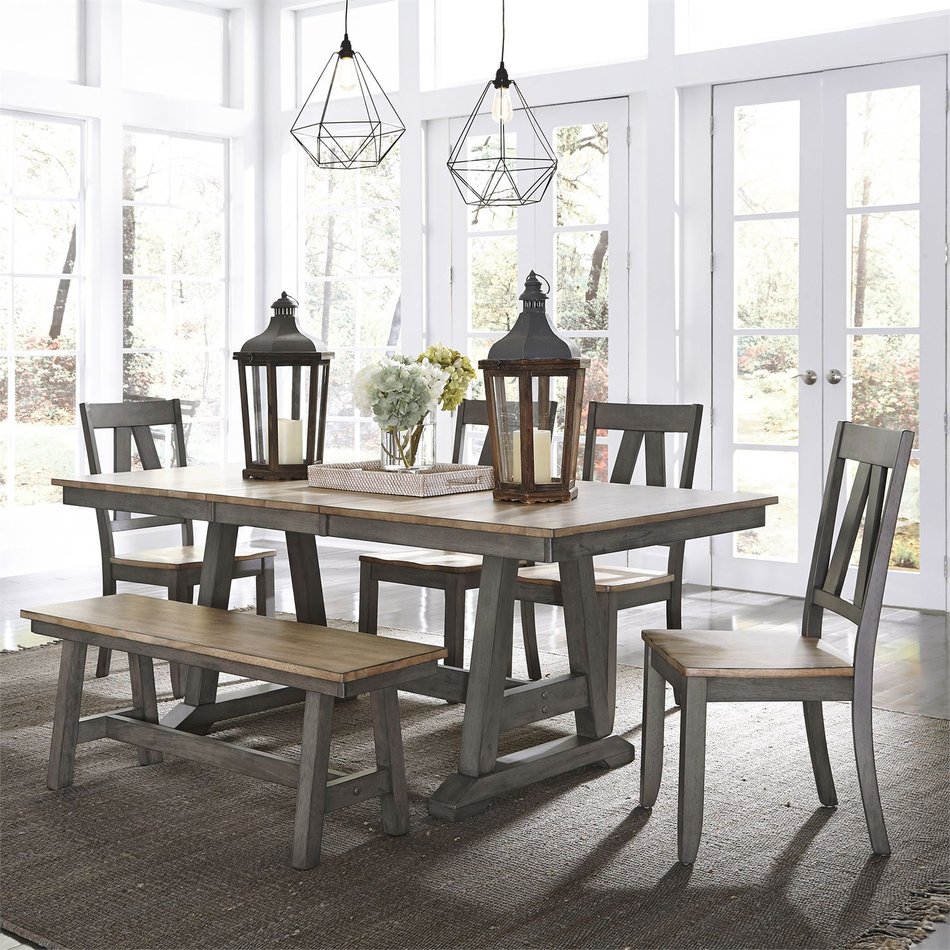 Lindsey Farm 6 Piece Dining Room Set