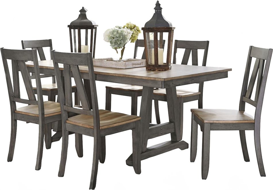Lindsey Farm 7 Piece Dining Room Set