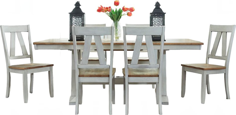 Lindsey Farm 7 Piece Dining Room Set