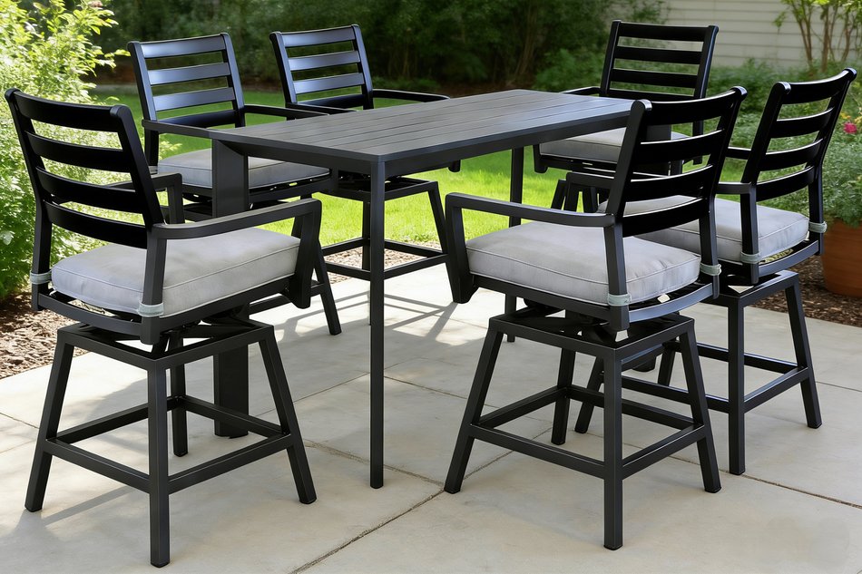 Hudson 7 Piece Outdoor Dining Set
