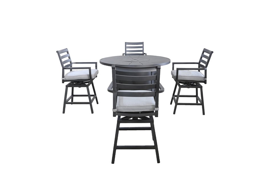 Hudson 5 Piece Outdoor Fire Pit Set