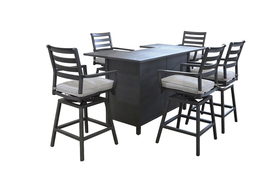 Hudson 5 Piece Outdoor Bar