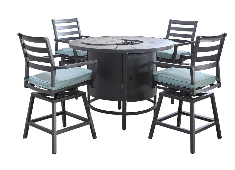 Hudson 5PC Outdoor Fire Pit Set
