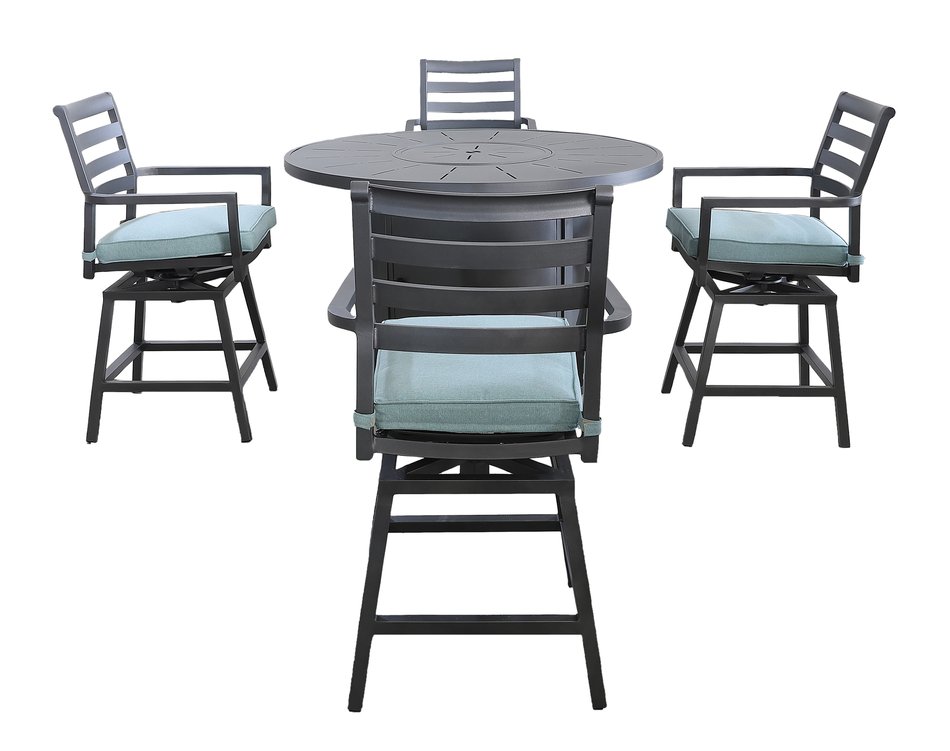 Hudson 5PC Outdoor Fire Pit Set
