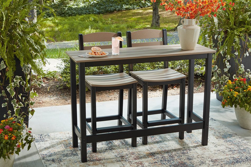Moondance 3 Piece Outdoor Pub Set