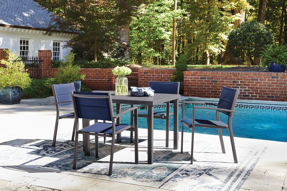 Point Bonita 5 Piece Outdoor Dining Set
