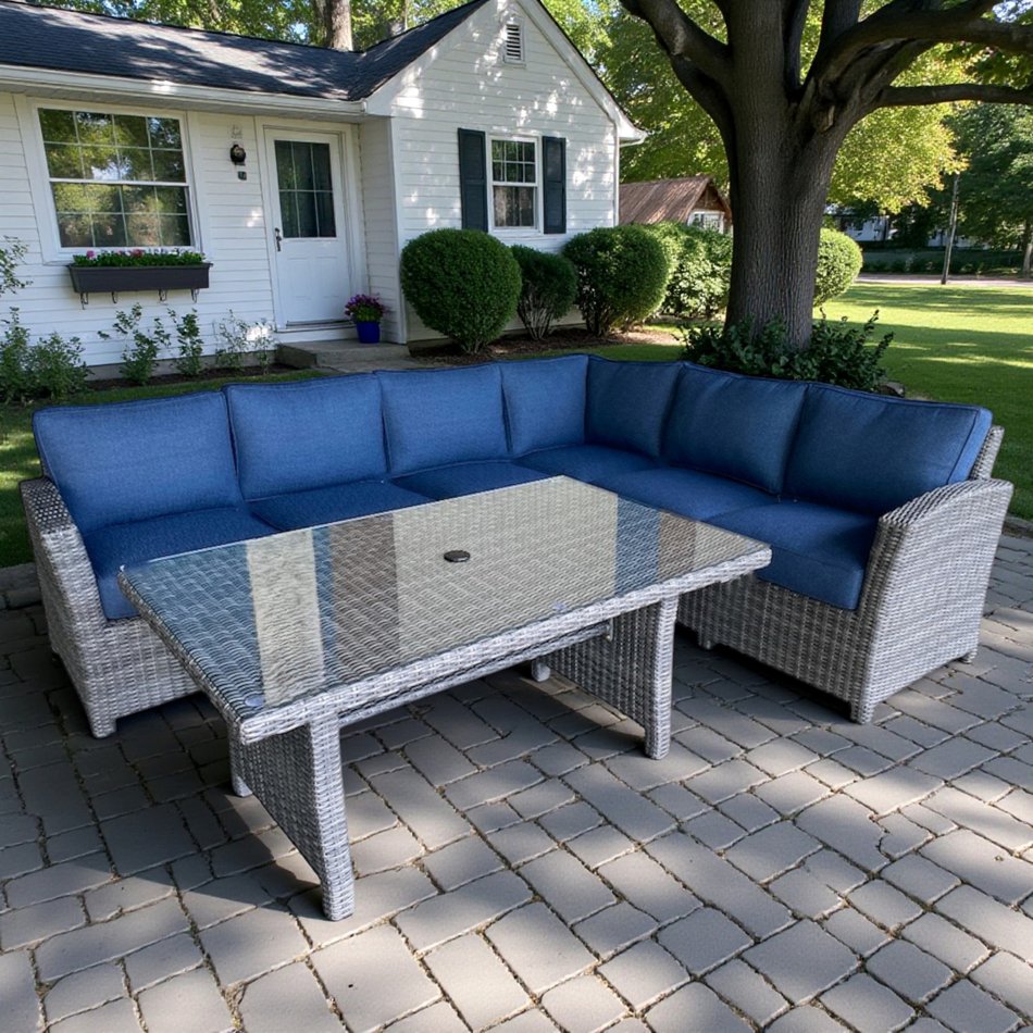 Essex 5 Piece Outdoor Banquette